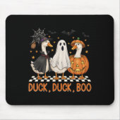 Goose Spooky Seizoen Halloween Duck Duck Boo Manne Muismat (Voorkant)