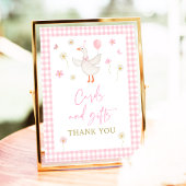 Goose Spring Roze Daisy Kaarten en geschenken Teke Poster