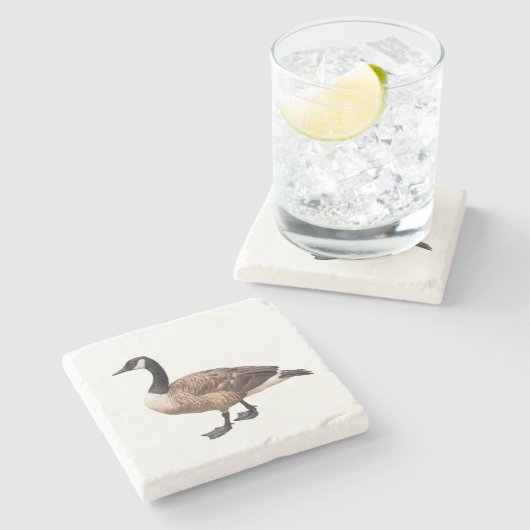 Goose Stenen Onderzetter (Zijkant)