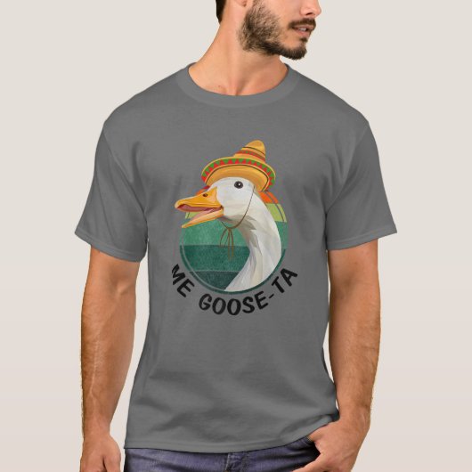 Goose Ta Funny Mexicaans Spaans Gusta Farmer T-shirt (Voorkant)