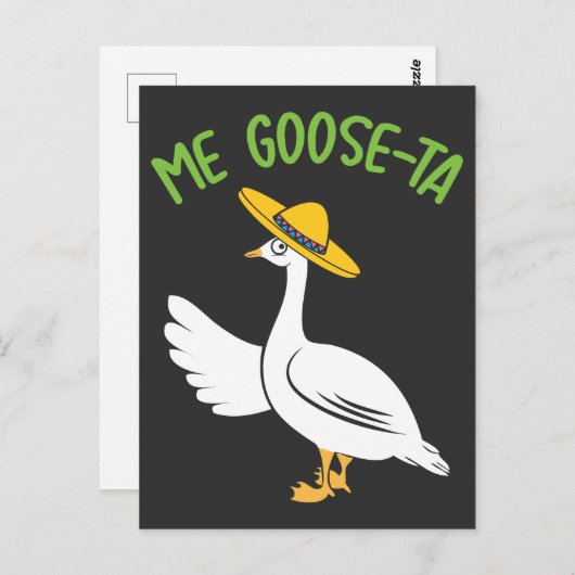 Goose-Ta Funny Mexican Spaans Goose Pun Briefkaart (Voorkant / Achterkant)
