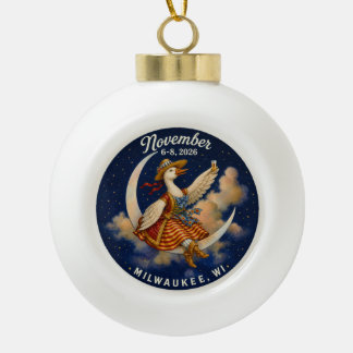 Goose the Band Hoodie - Milwaukee 2026 Keramische Bal Ornament