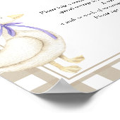 Goose Time Capsule 1e verjaardag genderneutraal Poster (Hoek)