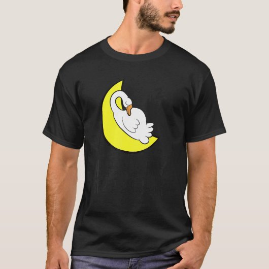 Goose Tired Nap All Day Sleep All Night Cute Goose T-shirt (Voorkant)