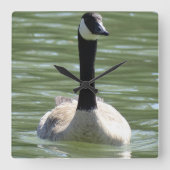 Goose Vierkante Klok (Voorkant)