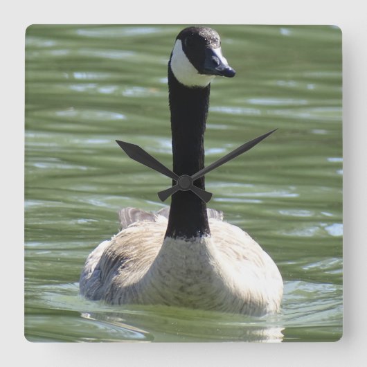 Goose Vierkante Klok (Voorkant)