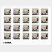 Goose Vierkante Sticker (Vel)