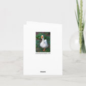 Goose Wenskaart Bedankkaart (Achterkant)