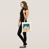 Goose Who Canvas tas (Voorkant (model))