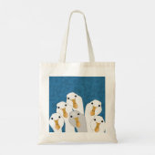 Goose Who Canvas tas (Achterkant)