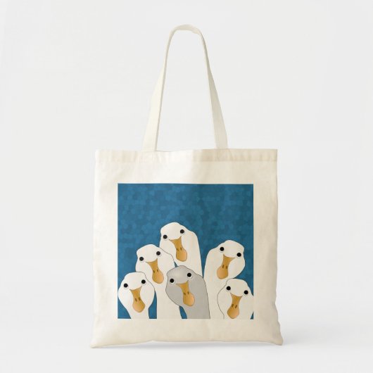 Goose Who Canvas tas (Voorkant)
