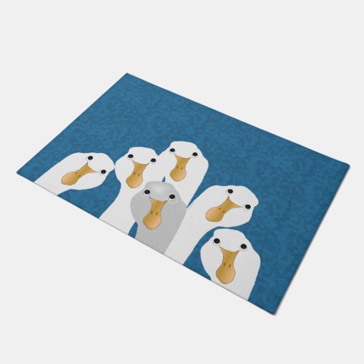 Goose Who Doormat Deurmat (Schuin)