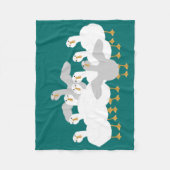 Goose Who Fleece Blanket Deken (Voorkant)