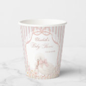 Goose Wildflower Lace Baby Shower Papieren Bekers (Voorkant)