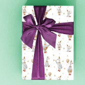 Goose Wrapping Paper, Goose Theme, Musical Goose Inpakpapier Vel