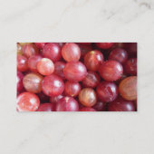 Gooseberry boer / jammaker visitekaartjes (Achterkant)