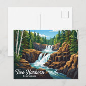 Gooseberry Falls State Park VS Briefkaart (Voorkant / Achterkant)