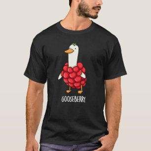 Gooseberry Funny Berry Pun Dark BG T-shirt
