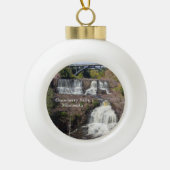 Gooseberry herfst ball of snowflake ornament (Voorkant)
