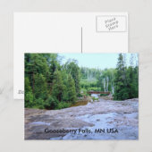 Gooseberry Herfsten, MN USA Briefkaart (Voorkant / Achterkant)