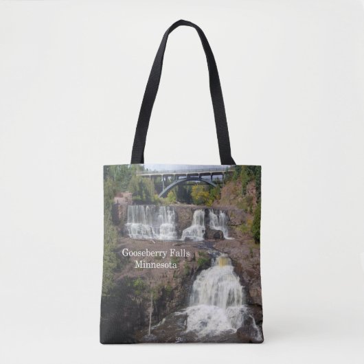 Gooseberry-Herfsten over de canvas tas (Voorkant)