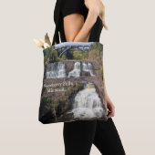 Gooseberry-Herfsten over de canvas tas (Dichtbij)