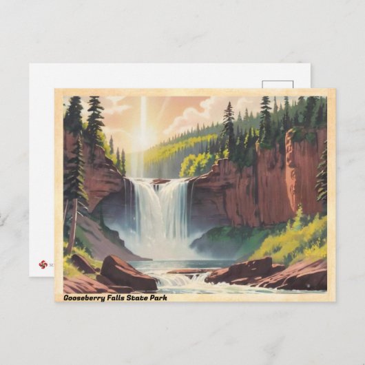 Gooseberry Herfsten State Park Briefkaart (Voorkant / Achterkant)