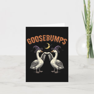 Goosebumps Funny Witch Goose Bumps Puns Halloween Kaart