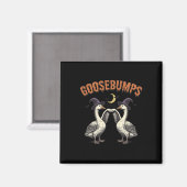 Goosebumps Funny Witch Goose Bumps Puns Halloween Magneet (Voorkant / Achterkant)