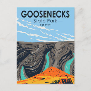 Goosenecks State Park Utah  Briefkaart