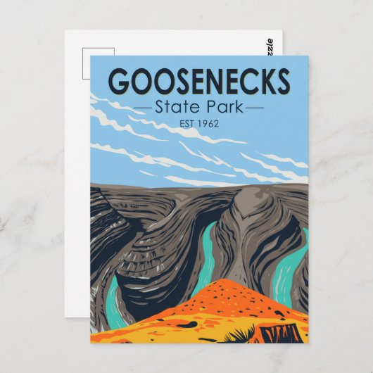 Goosenecks State Park Utah  Briefkaart (Voorkant / Achterkant)