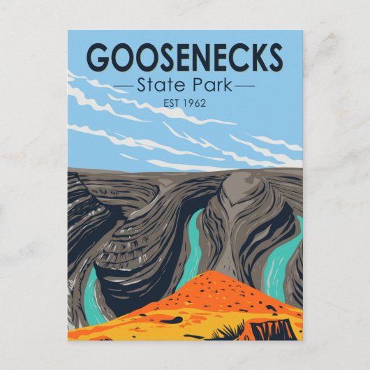 Goosenecks State Park Utah Briefkaart (Voorkant)