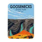 Goosenecks State Park Utah  Magneet (Verticaal)