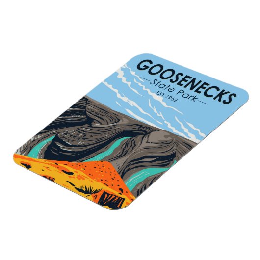 Goosenecks State Park Utah  Magneet (Linkerzijde)