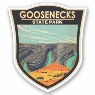Goosenecks State Park Utah  Sticker