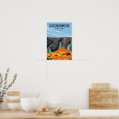 Goosenecks State Park Utah Vintage Poster (Keuken)