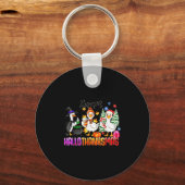 Gooses Halloween Thanksgiving Christmas Happy Hall Sleutelhanger (Voorkant)