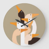 Gooses Wall Clock Grote Klok (Voorkant)