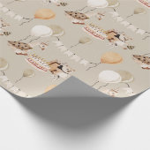 Goosey Gander Birthday Party, Tan Cadeaupapier (Hoek)