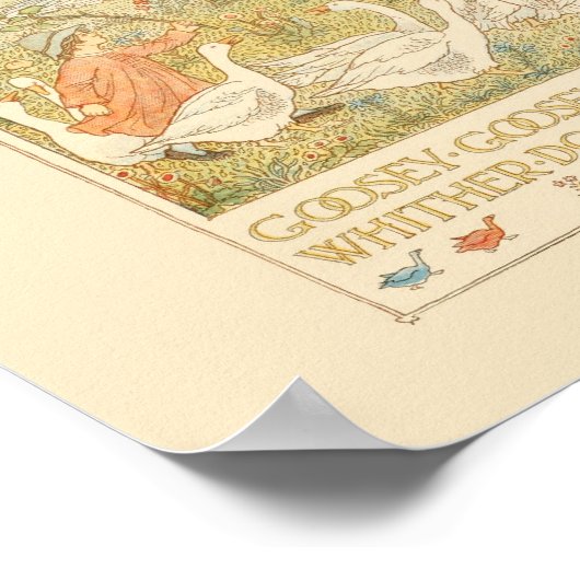 Goosey Goosey Gander Poster (Hoek)