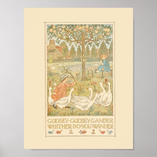 Goosey Goosey Gander Poster (Voorkant)