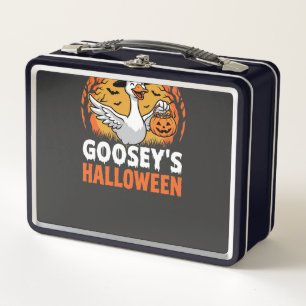 Gooseys Halloween Heks Gans Retro Cartoon Ontwerp