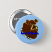 Goosfraba Bulldog Ronde Button 5,7 Cm (Voorkant /achterkant)