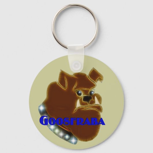 Goosfraba Bulldog Sleutelhanger (Voorkant)