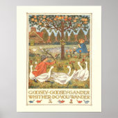 "Goosie Goosie Gander" Poster (Voorkant)