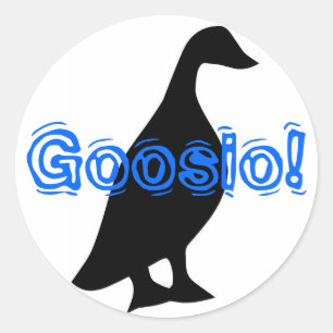 Goosio! Ronde Sticker