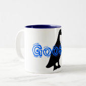 Goosio! Tweekleurige Koffiemok (Voorkant links)