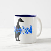 Goosio! Tweekleurige Koffiemok (Voorkant rechts)