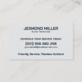 Goot Cleaning Repair Installatieservice Visitekaartje (Achterkant)