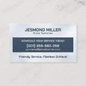 Goot Cleaning Repair Installatieservice Visitekaartje (Achterkant)